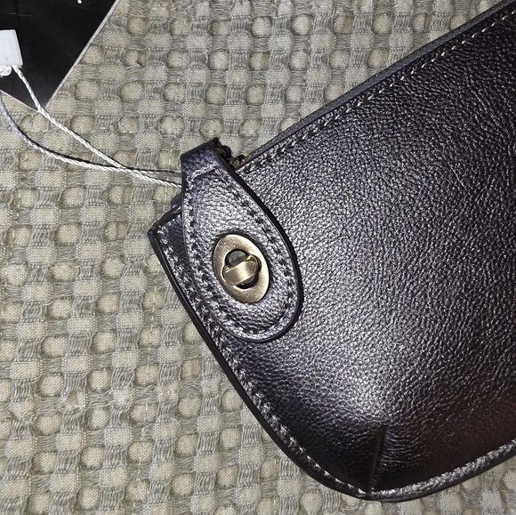 Joy Susan Metalic Gray Crossbody Wristlet NWT - Picture 3 of 9